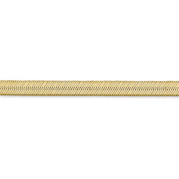 14k 5.5mm Silky Herringbone Chain - Image 2