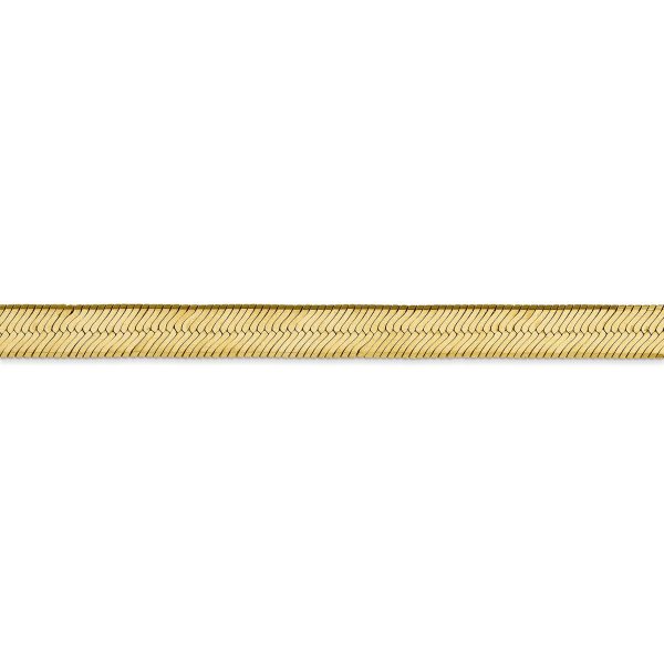 14k 6.5mm Silky Herringbone Chain - Image 2