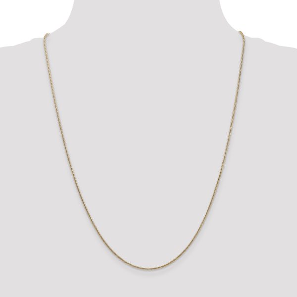 14k 1.2mm Round Snake Chain - Image 2