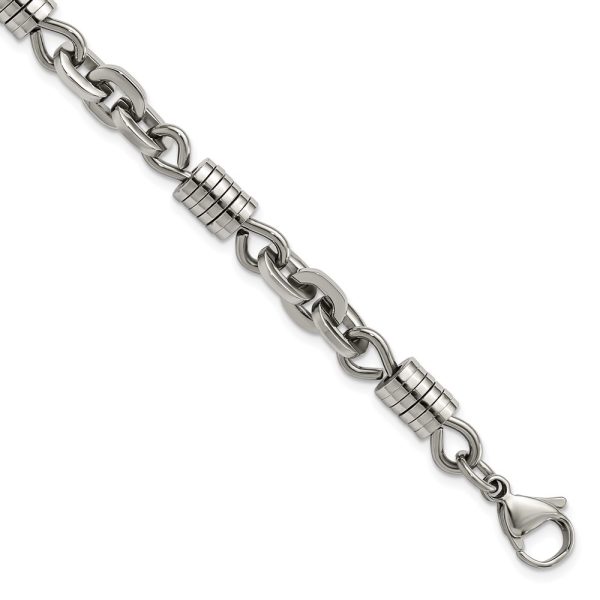 Stainless Steel Polished 9in Bracelet