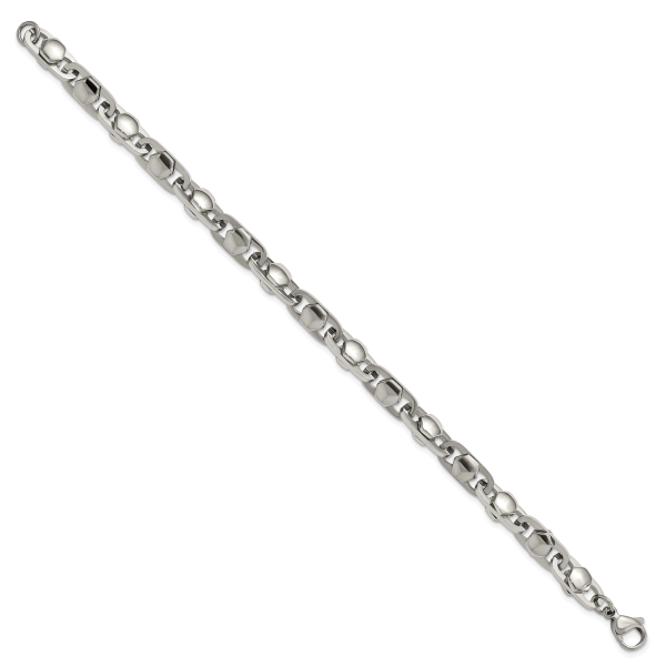 Stainless Steel Polished 6.50mm 8.25in Bracelet - Image 2