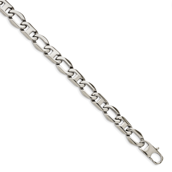 Stainless Steel Polished Open Link 24in Necklace - Image 3