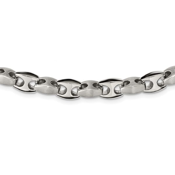 Stainless Steel Brushed and Polished 20in Necklace