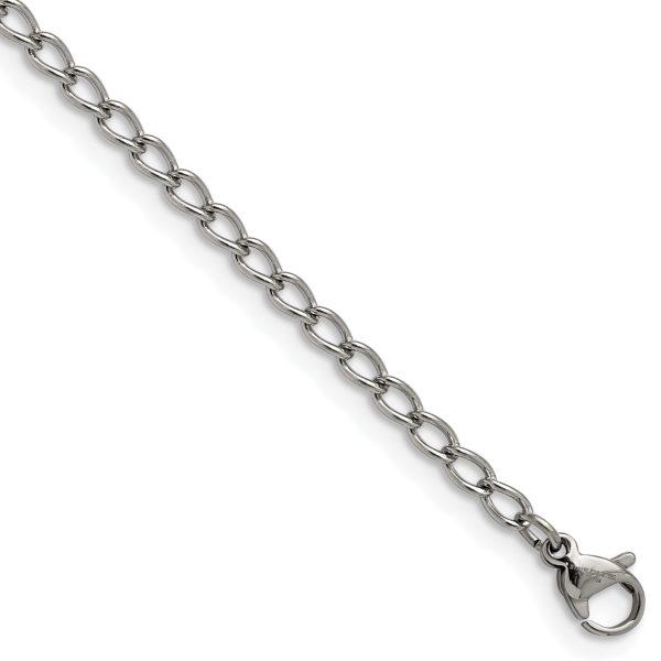 Stainless Steel Polished 3mm 18in Curb Chain - Image 2