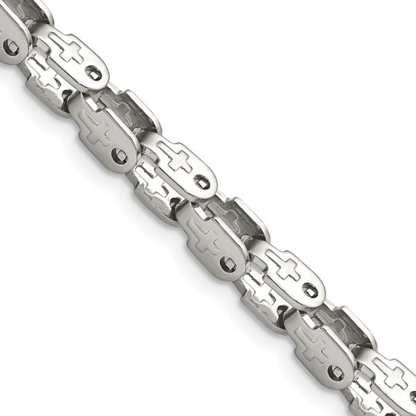 Stainless Steel Polished Fancy Link 18in Chain