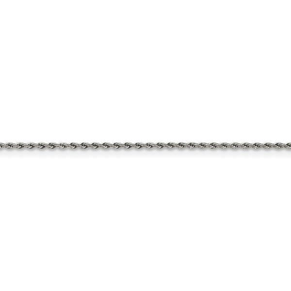 Stainless Steel Polished 1.5mm 22in Rope Chain - Image 2