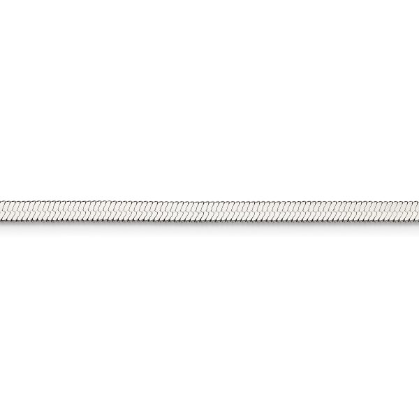 Stainless Steel Polished 3.90mm 20in Herringbone Chain - Image 2