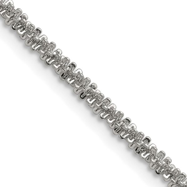 Stainless Steel Polished 3.3mm Cyclone 20in Chain