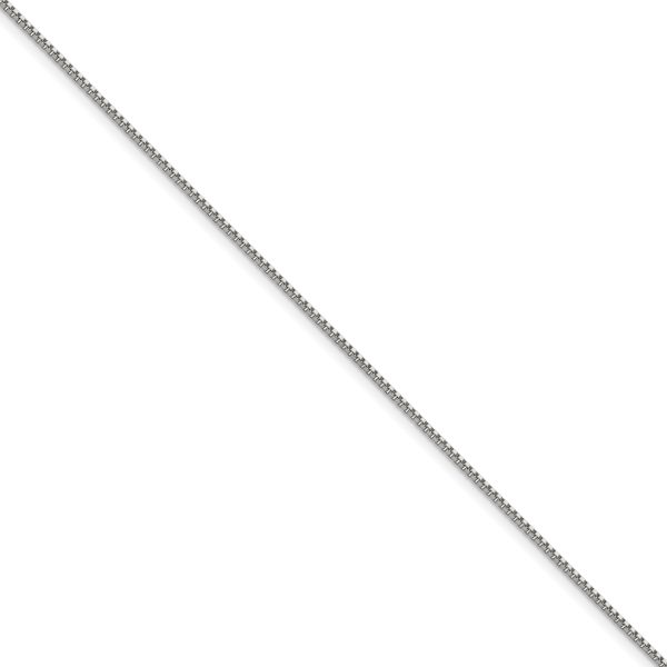 Stainless Steel Polished 1.2mm 16in Box Chain - Image 2