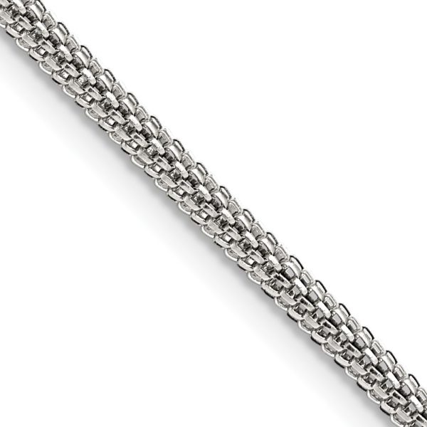 Stainless Steel Polished 3.2mm 30in Bismark Chain