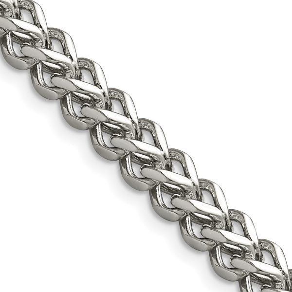 Stainless Steel Polished 5.5mm 22in Franco Chain