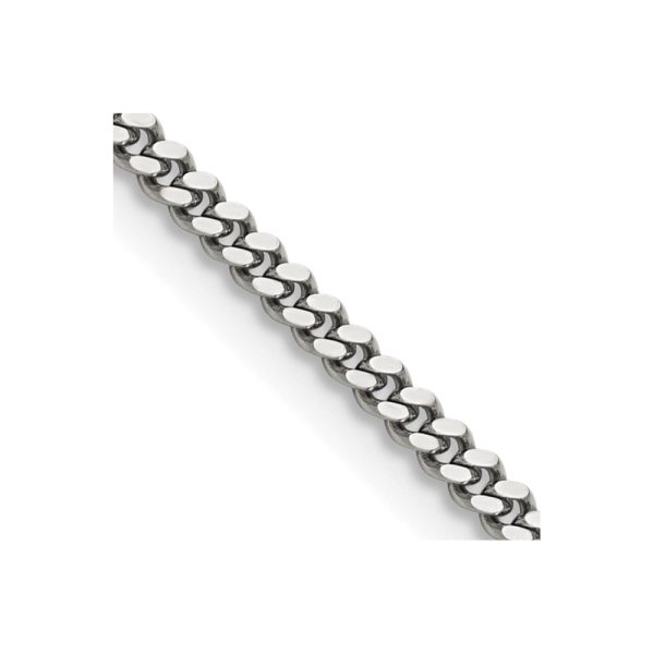 Stainless Steel Polished 3mm 18in Curb Chain