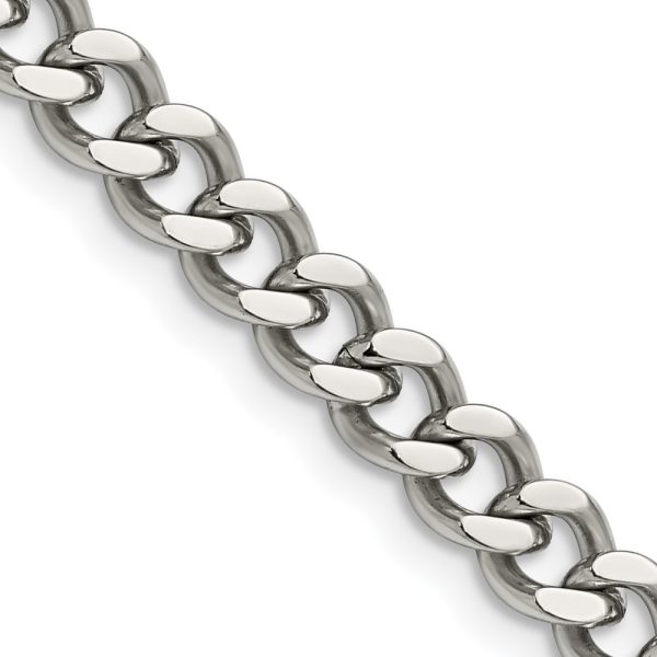 Stainless Steel Polished 6.75mm 20in Curb Chain