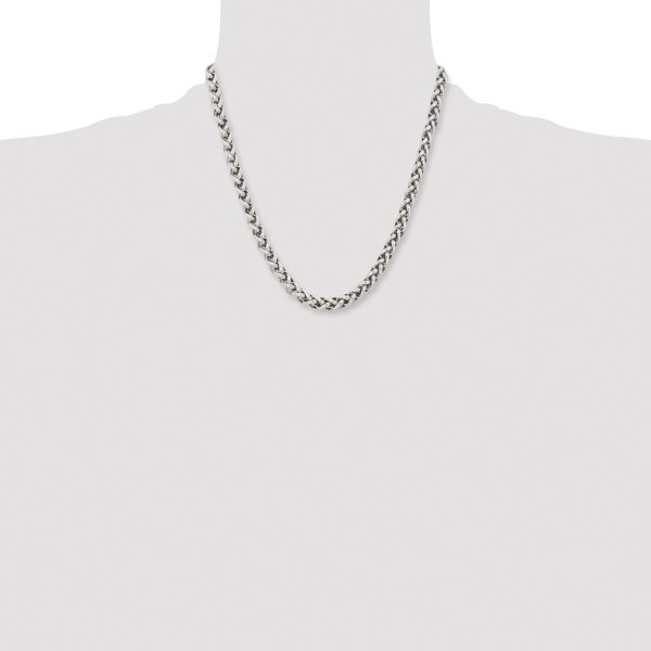 Stainless Steel Polished 20in Necklace - Image 2
