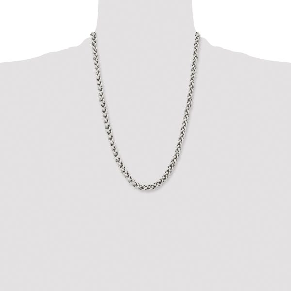 Stainless Steel Polished 24in Necklace - Image 2