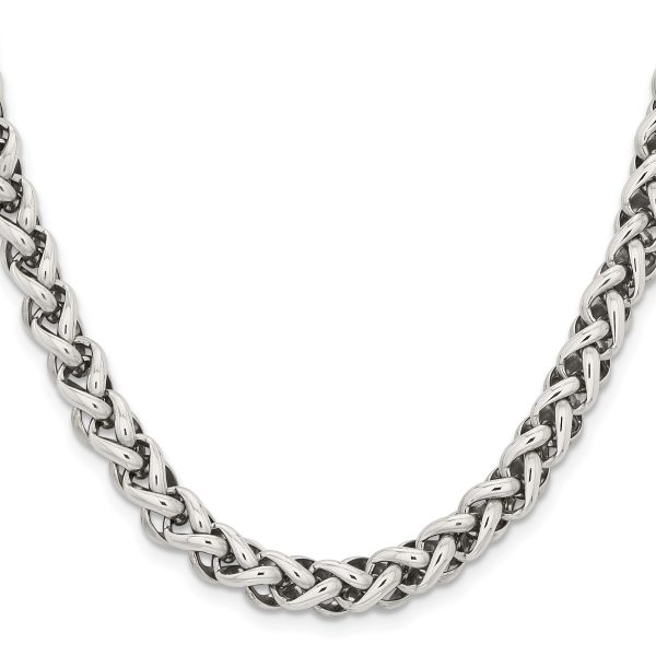 Stainless Steel Polished 20in Necklace - Image 3