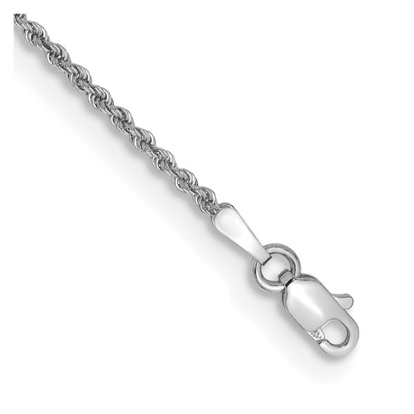 14k WG 1.5mm Regular Rope Chain