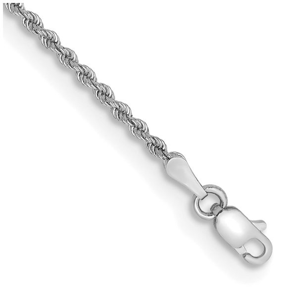 14k WG 2.0mm Regular Rope Chain