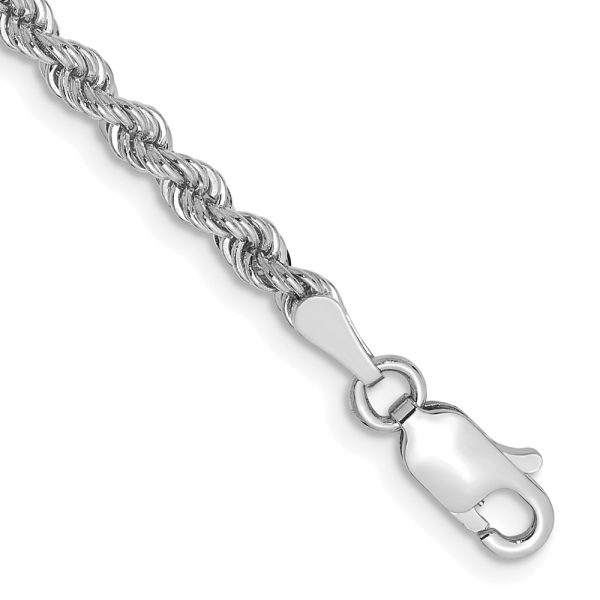 14K WG 2.75mm Regular Rope Chain