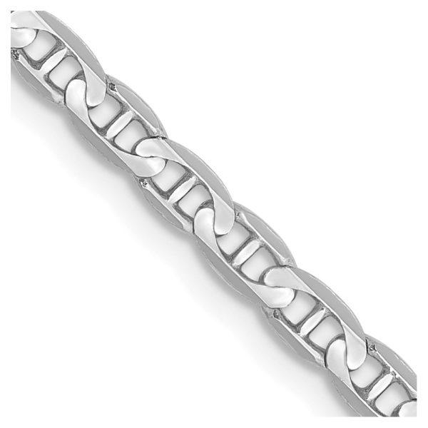 14k WG 3mm Concave Anchor Chain