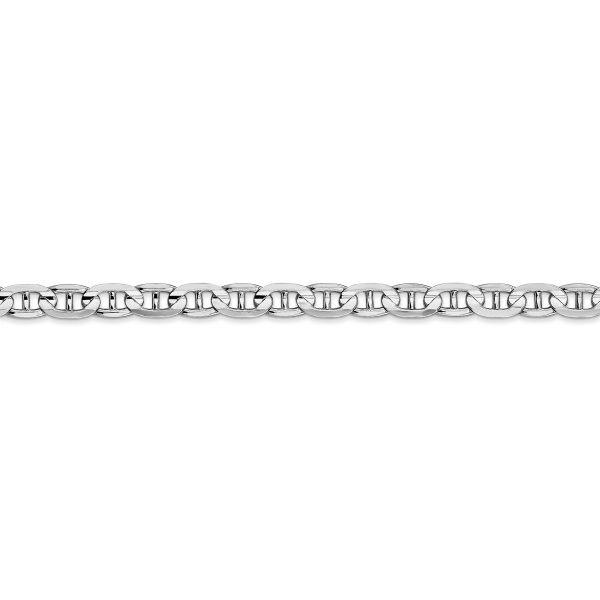 14k WG 4.5mm Concave Anchor Chain - Image 2