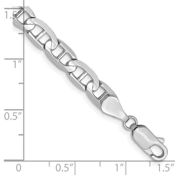 14k WG 5.25mm Concave Anchor Chain - Image 2