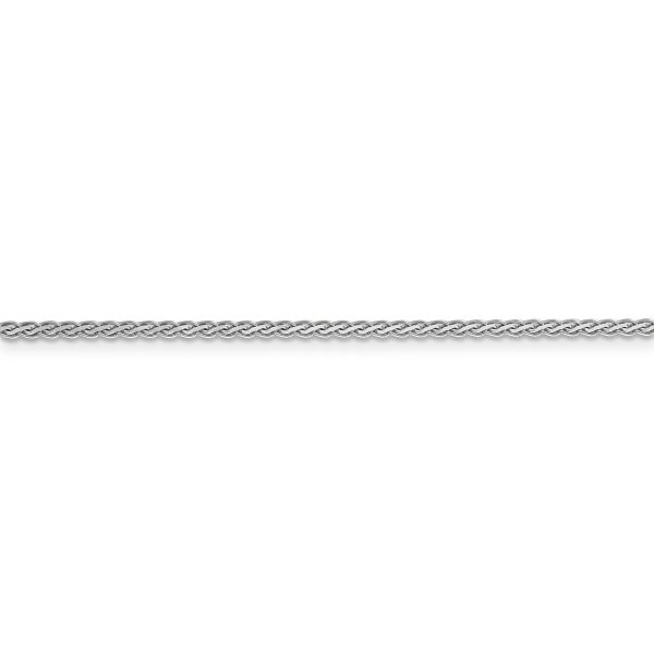 14k WG 1.9mm Flat Wheat Chain - Image 2