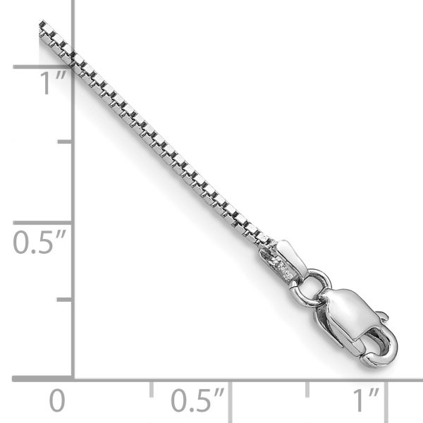 14k WG .95mm Box Chain - Image 3