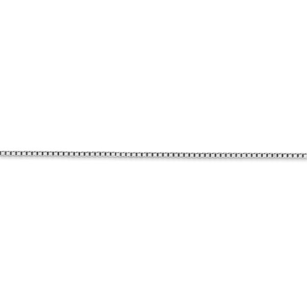 14k WG 1.4mm Box Chain - Image 2