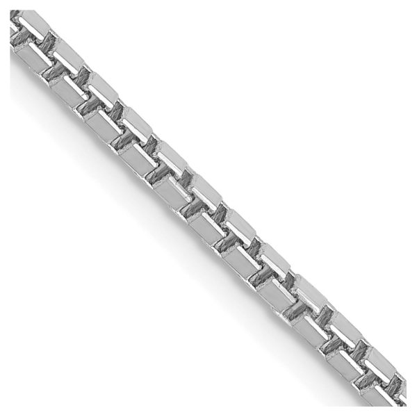 14k WG 1.9mm Box Chain