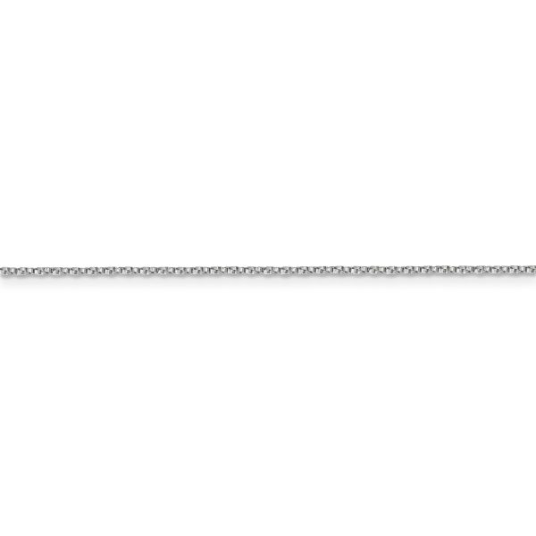 14k WG .95mm Twisted Box Chain - Image 2