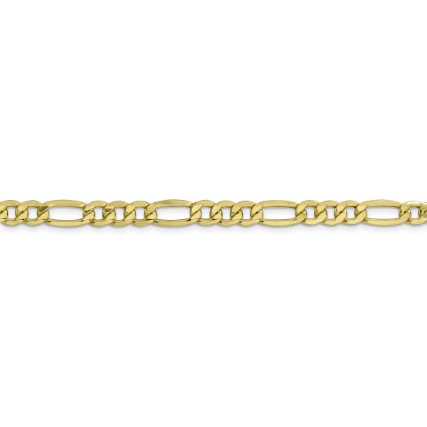 10k 6.25mm Semi-Solid Figaro Chain - Image 2