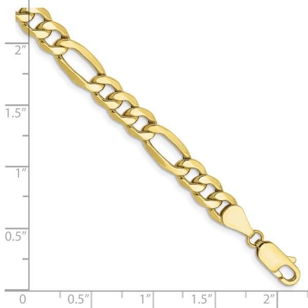 10k 6.25mm Semi-Solid Figaro Chain - Image 2