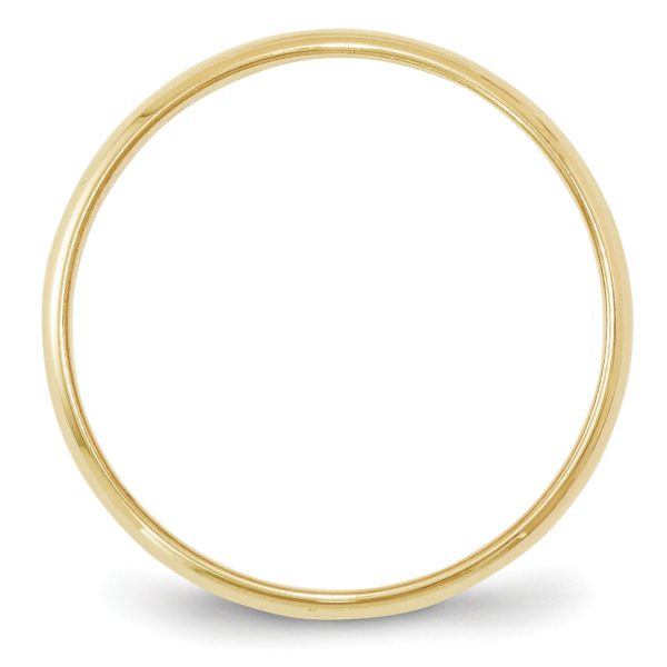 10KY 2mm LTW Half Round Band Size 10 - Image 2