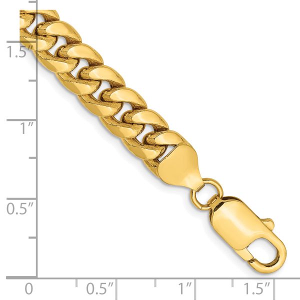 14k 7.3mm Semi-Solid Miami Cuban Chain - Image 2