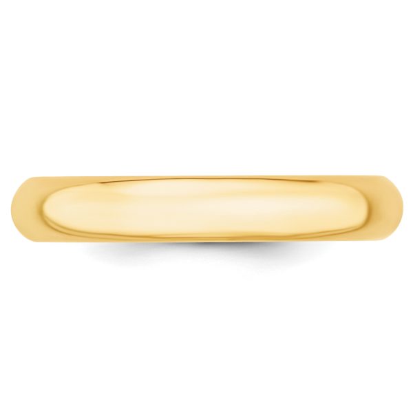 14KY 4mm Standard Comfort Fit Band Size 13 - Image 2