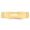 14KY 5mm LTW Comfort Fit Band Size 10 - Image 2