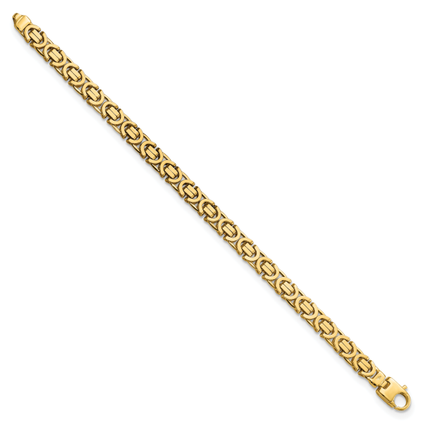 14k Polished Fancy Link Bracelet - Image 2