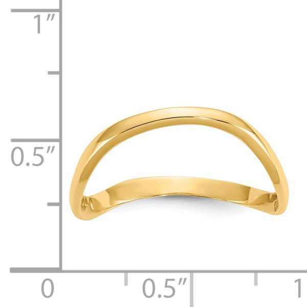 14K Wave Fashion Thumb Ring - Image 3