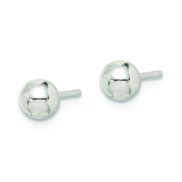Sterling Silver 5mm Ball Earrings - Image 2