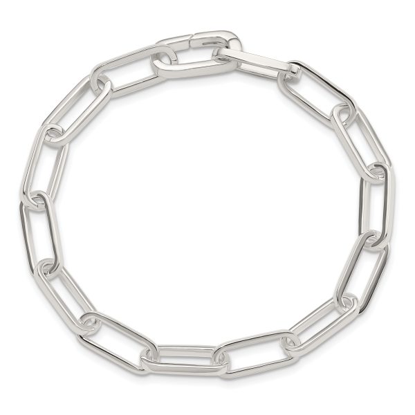 Sterling Silver Polished Fancy Link Bracelet - Image 3