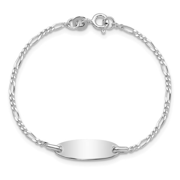 Sterling Silver Polished Childrens 6in ID Bracelet - Image 3