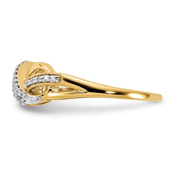 14k Diamond Infinity Symbol Ring - Image 3