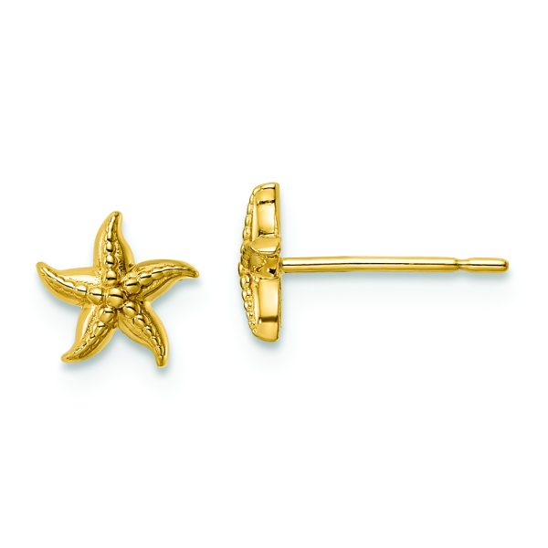 14k Madi K Starfish Post Earrings