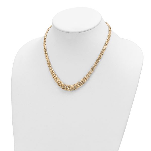 14k Graduated Byzantine Necklace - Image 2