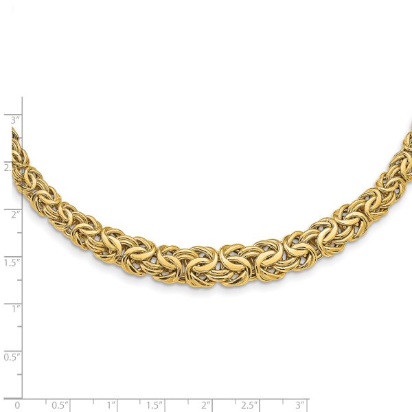 14k Graduated Byzantine Necklace - Image 3