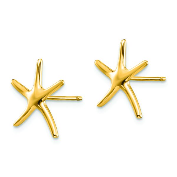 14k Starfish Post Earrings - Image 2