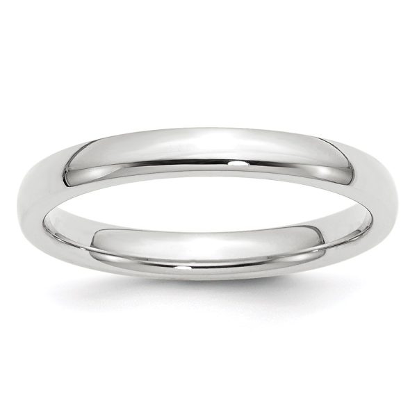 14KW 3mm Standard Comfort Fit Wedding Band Size 7.5