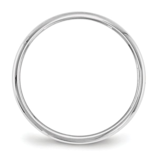 14KW 2mm Half-Round Wedding Band Size 7 - Image 2