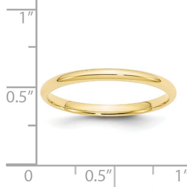 10KY 2mm LTW Comfort Fit Band Size 13 - Image 3